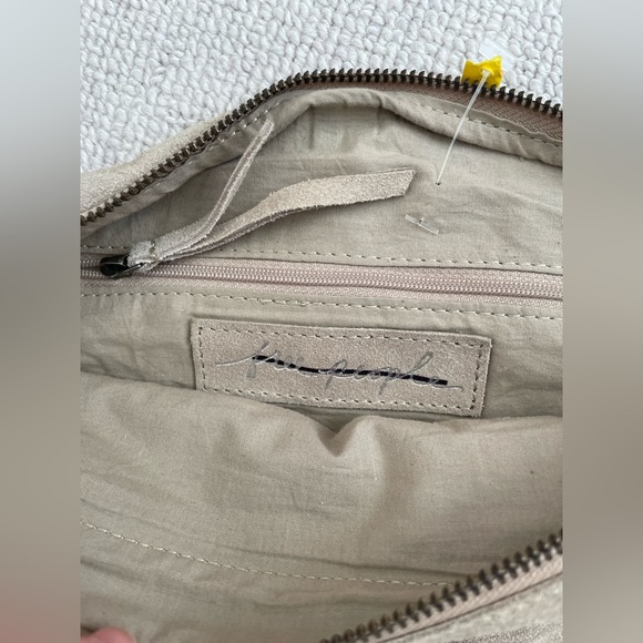 Free People Samara Sling Bag Suede Crossbody New with defect. - Picture 6 of 7